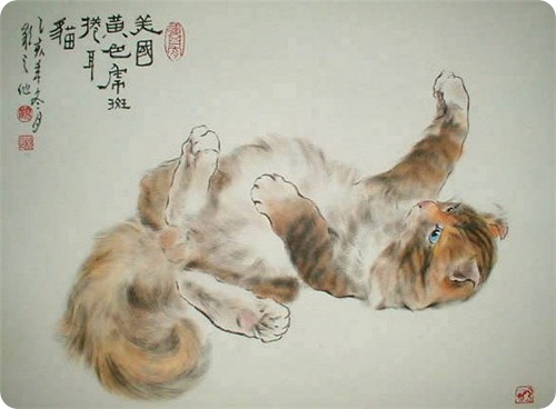 Кошки Гу Йингжи (gu yingzhi)