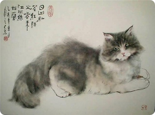 Кошки Гу Йингжи (gu yingzhi)
