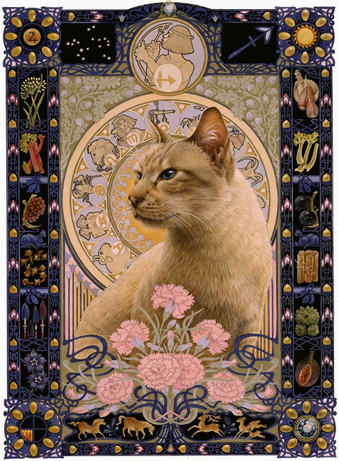 Кошачий гороскоп от Lesley Anne Ivory